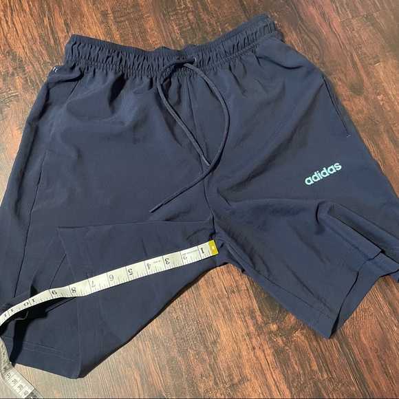 Adidas Climalite Parley Shorts in Navy Blue - Picture 4 of 6